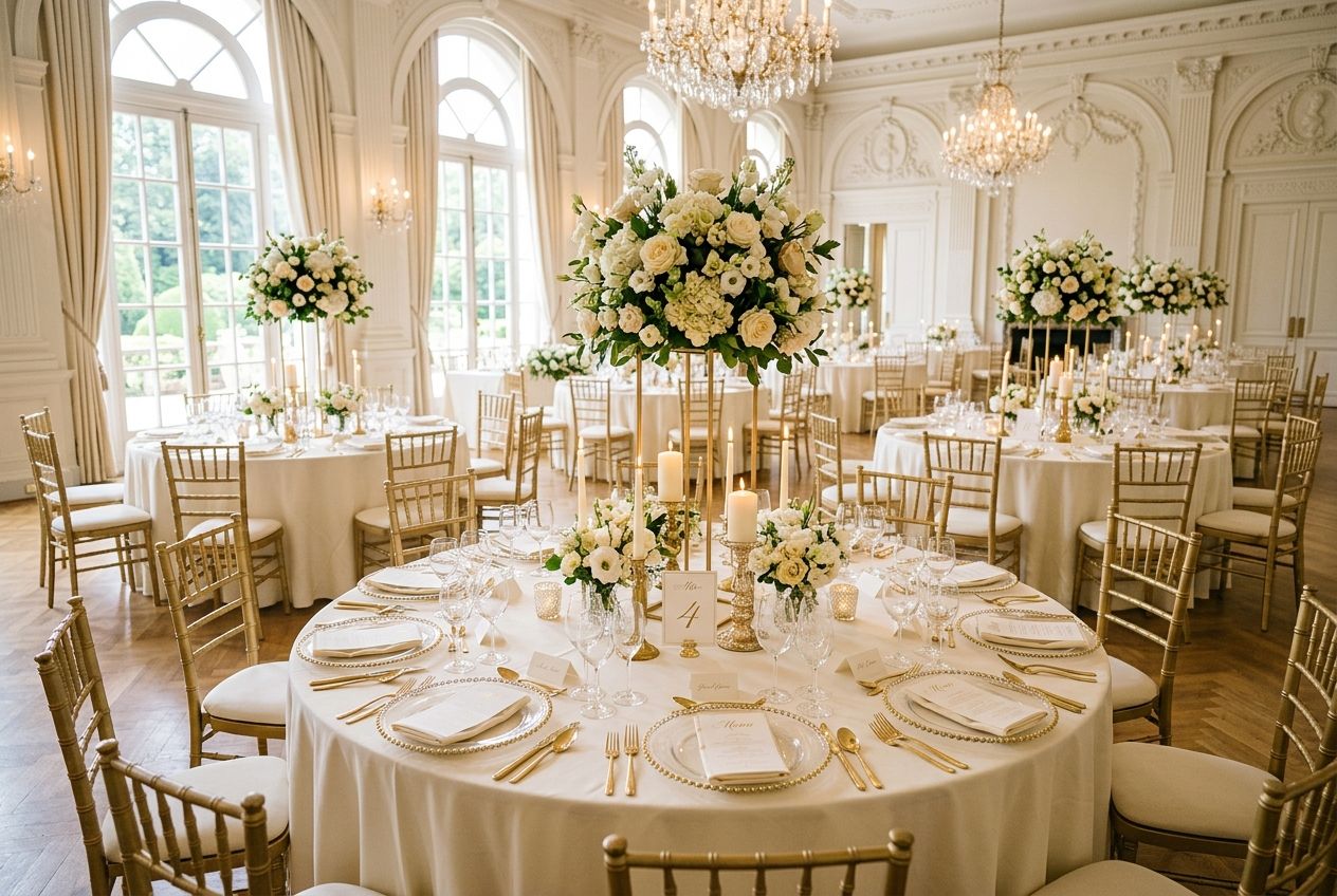 Round Banquet Tables